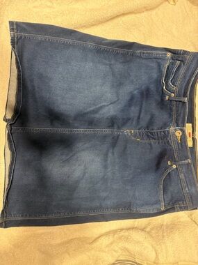 Levi's Dark Blue Denim Skirt